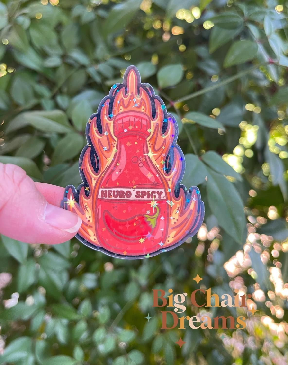 Neurospicy Hot Sauce Sticker