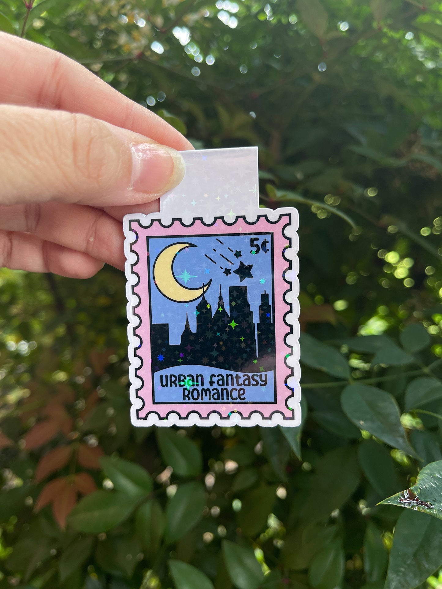 Urban Fantasy Romance Stamp Magnetic Bookmark - Book Lover - Smut - Booktok - bookish Sticker -