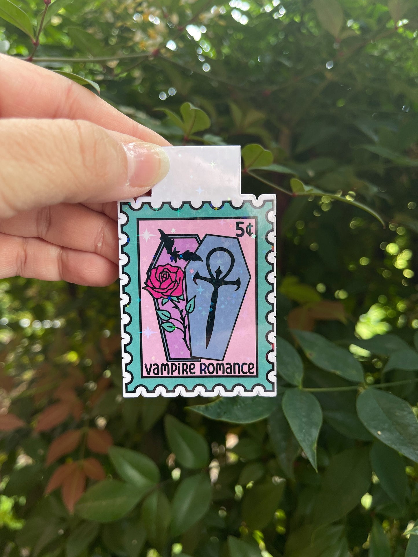 Vampire Romance Stamp Magnetic Bookmark - Book Lover - Smut - Booktok - bookish Sticker
