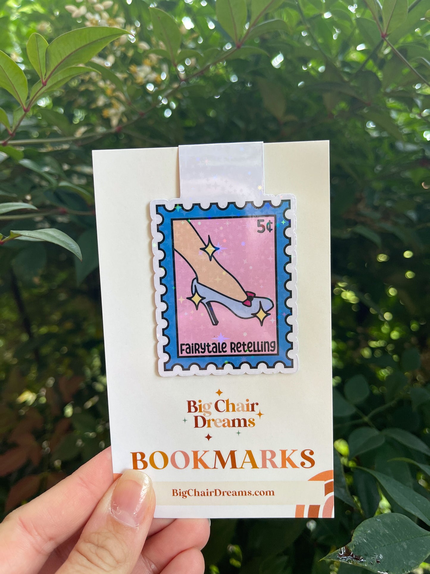 Fairytale Retelling Stamp Magnetic Bookmark - Book Lover - Smut - Booktok - bookish Sticker