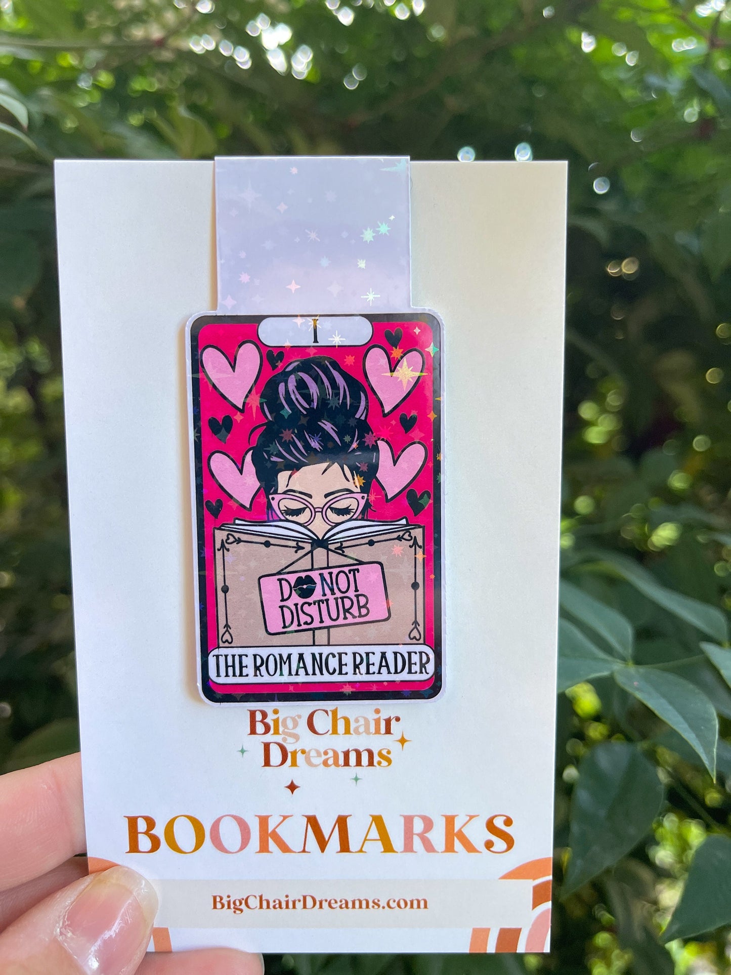 Tarot Card The Romance Reader Magnetic Bookmark - Book Lover - Smut - Booktok - bookish Sticker