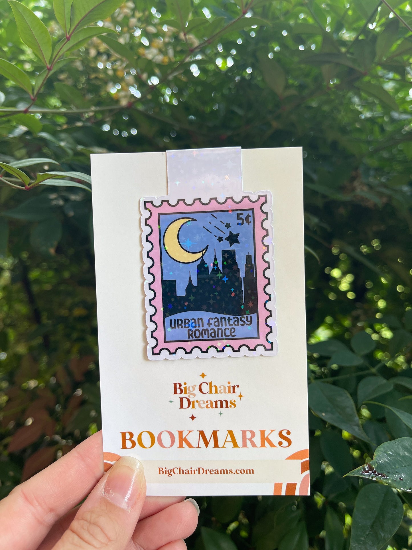 Urban Fantasy Romance Stamp Magnetic Bookmark - Book Lover - Smut - Booktok - bookish Sticker -