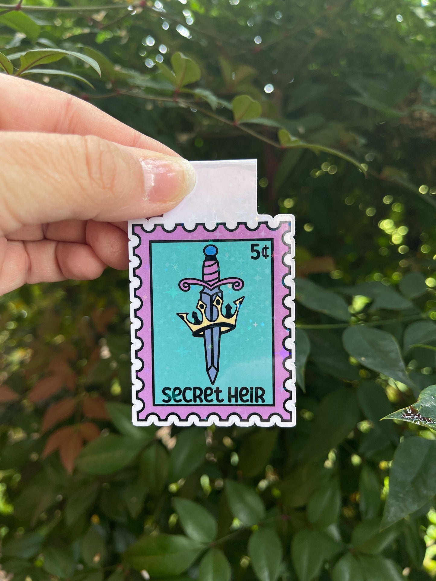 Secret Heir Stamp Magnetic Bookmark - Book Lover - Smut - Booktok - bookish Sticker