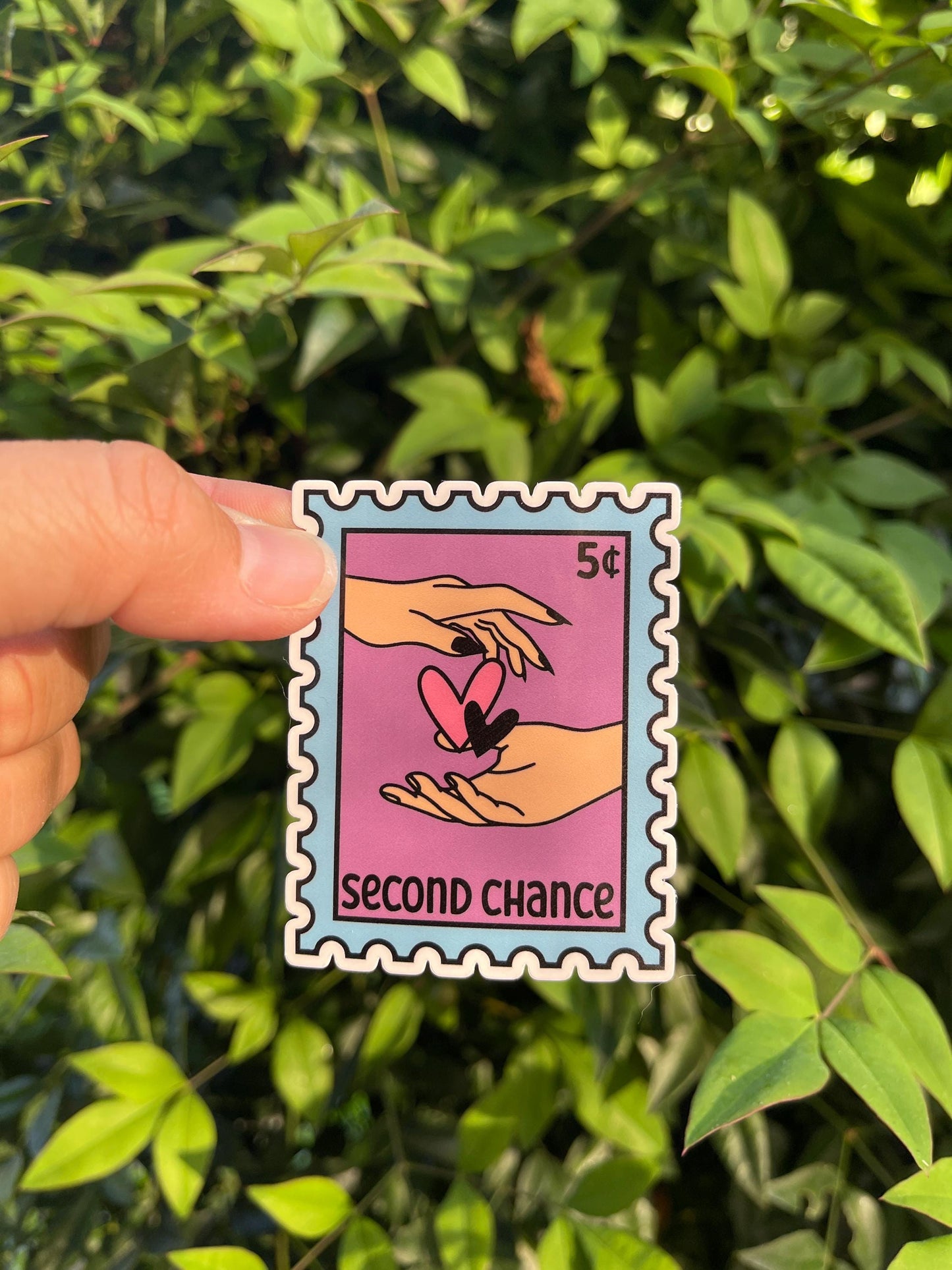 Second Chance Stamp Sticker - Book Lover - Smut - Booktok - bookish Sticker - kindle sticker - e-reader - Booktrope Sticker