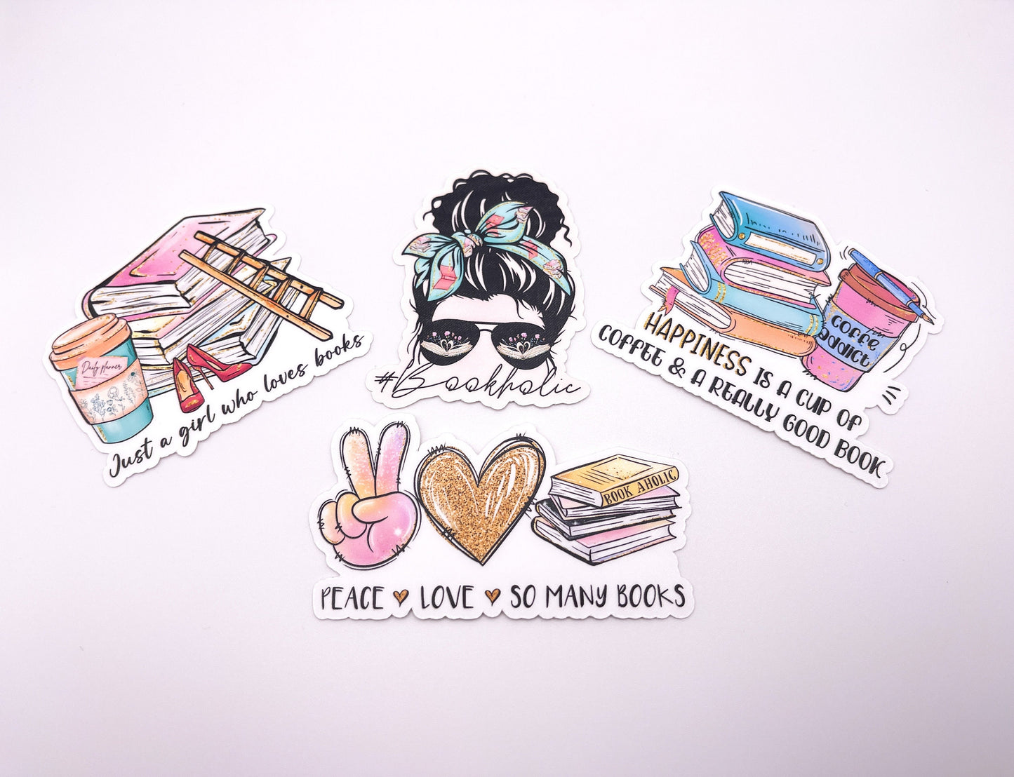 Hip Book Lover Sticker Bundle