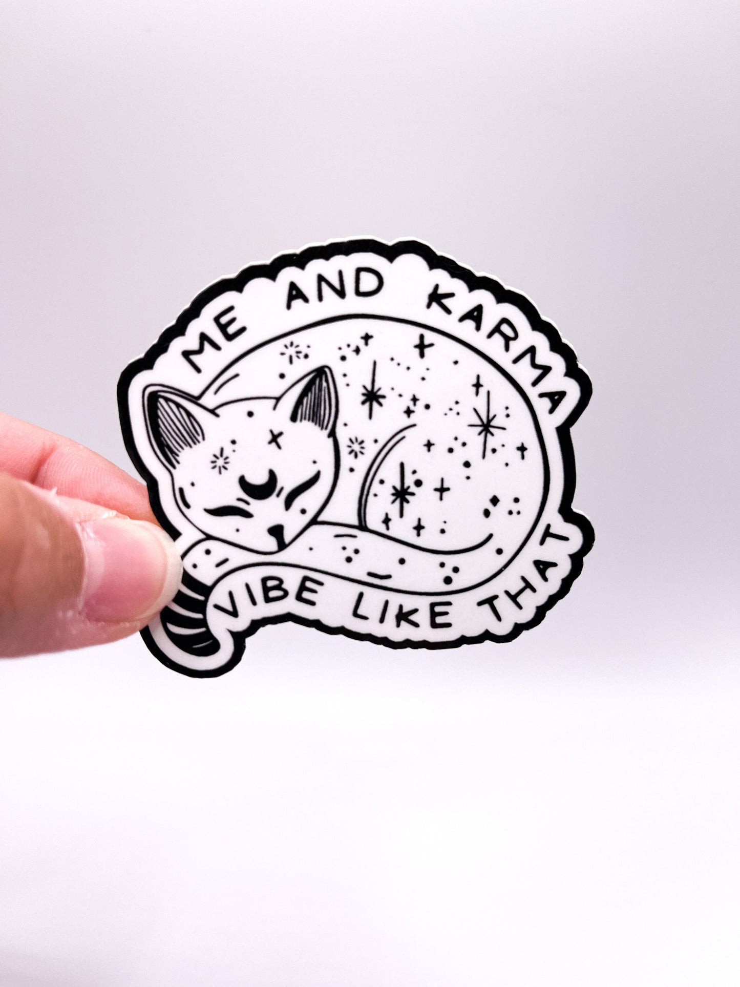 Karma Sticker - Cat Lover - Gifts
