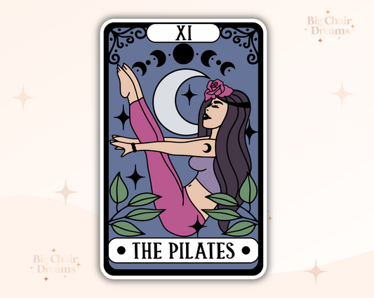 Tarot Card The Pilates - Holographic -  Pilateslovers - Pilatesinstructor