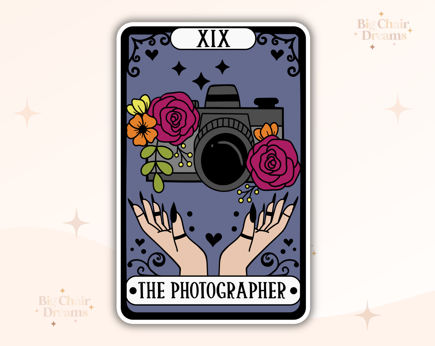 Tarot Card The Photographer Sticker - Holographic - Phototok - Photographer