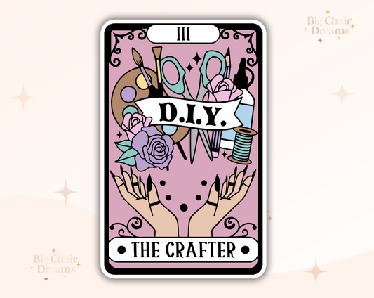 Tarot Card The DIY Crafter - Holographic - Craft Lover - Craftok -  DIYTok