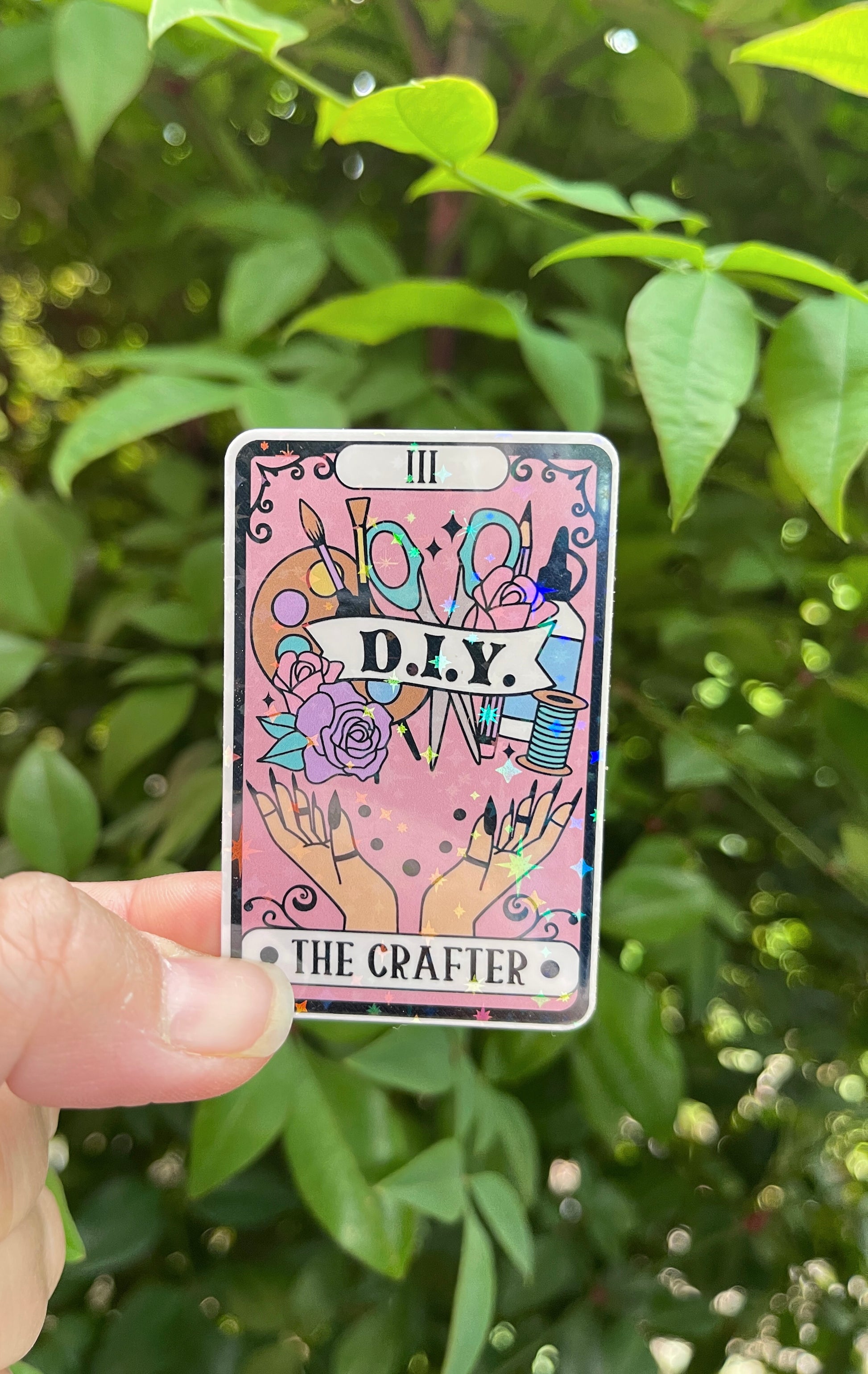 Tarot Card The DIY Crafter - Holographic - Craft Lover - Craftok - DIY Big Chair Dreams Tarot Card The DIY Crafter - Holographic - Craft Lover - Craftok - DIY Big Chair Dreams