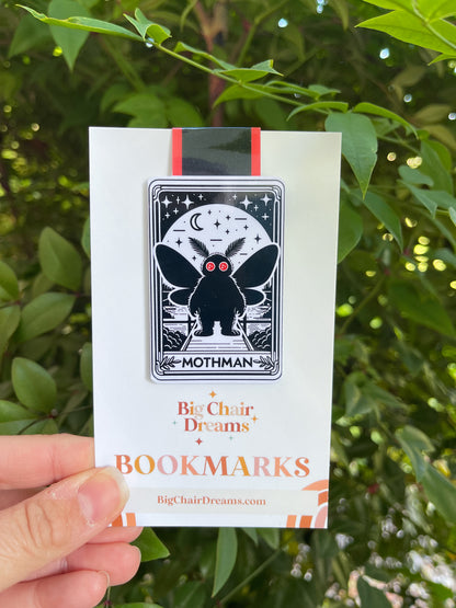 Tarot Card Mothman Magnetic Bookmark