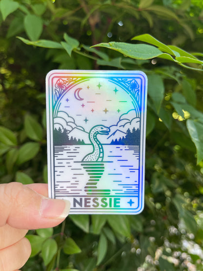 Tarot Card Nessie Sticker