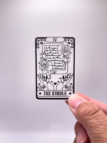 Tarot Card the Tablet Sticker - Book Lover - Smut - Booktok - bookish Sticker - kindle sticker - e-reader - Holographic