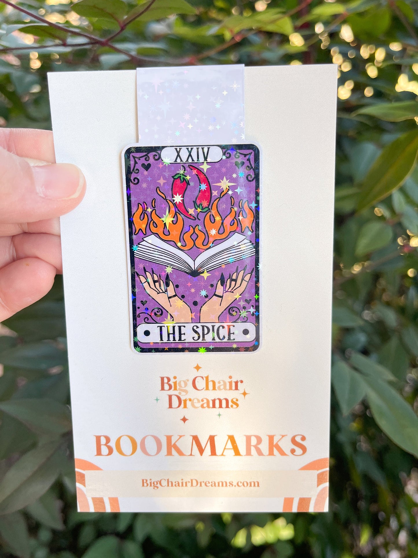 Tarot Card The Spice Magnetic Bookmark - Book Lover - Smut - Booktok - bookish merch - booktropes