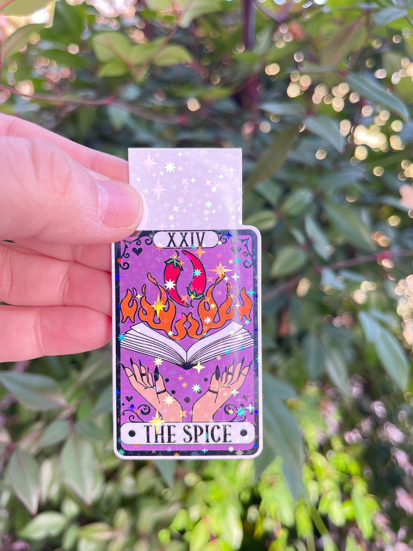 Tarot Card The Spice Magnetic Bookmark - Book Lover - Smut - Booktok - bookish merch - booktropes