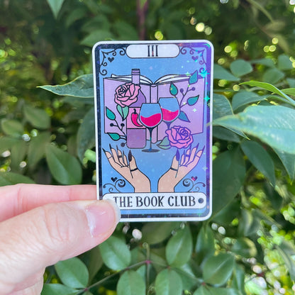 Tarot Card The Book Club Sticker - Book Lover - Booktok - bookish Sticker - kindle sticker - e-reader - bookish sticker