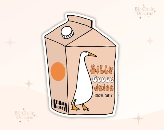 Silly Goose Juice Sticker - Holographic - Juice