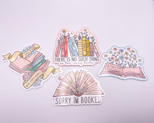 Book Lover Sticker Bundle - Book Lover - Booktok