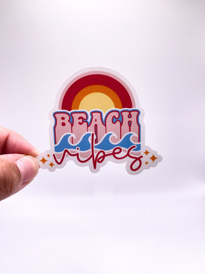Beach Vibes Sticker - Beach Bum - Beach Lover - Summertime