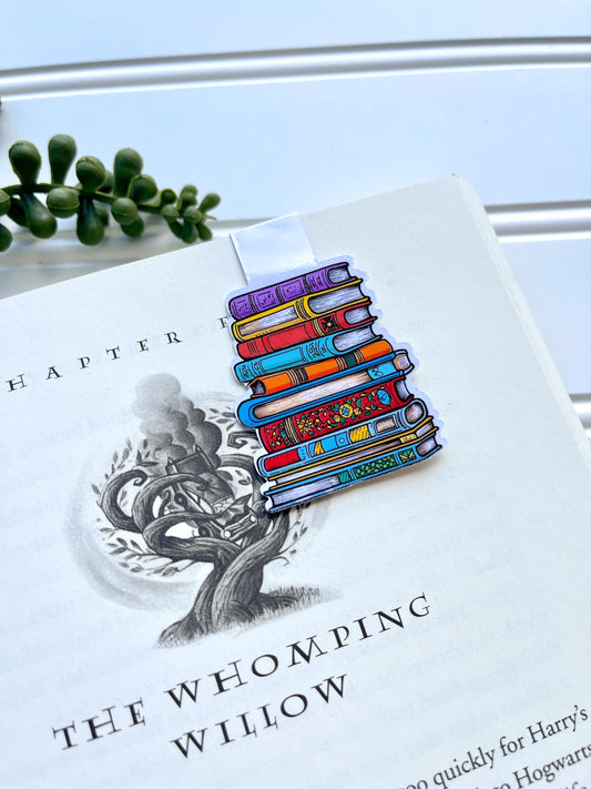Book Stack Magnetic Bookmark - Book Lover - gift - Booktok