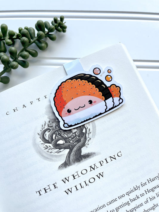 Sushi Magnetic Bookmark - Book Lover - Foodie - Sushi Lover - Gift - Booktok