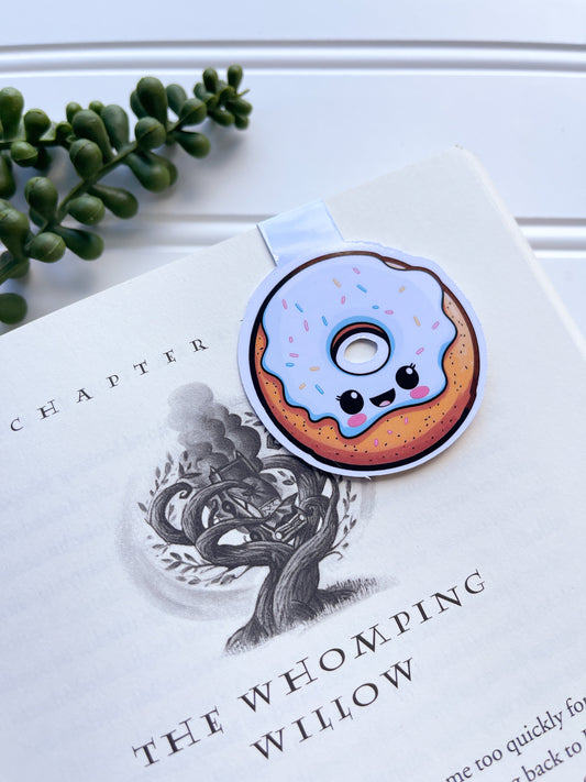Doughnut Magnetic Bookmark - Book Lover - Foodie - Gift - Booktok