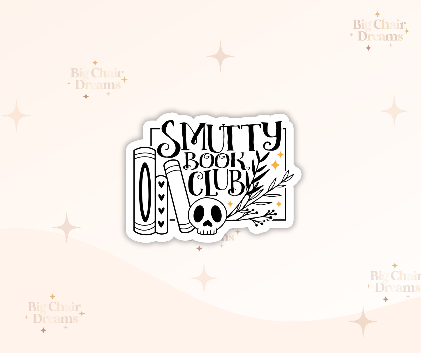 Smutty Book Club Sticker - Book Lover - Smut - Booktok