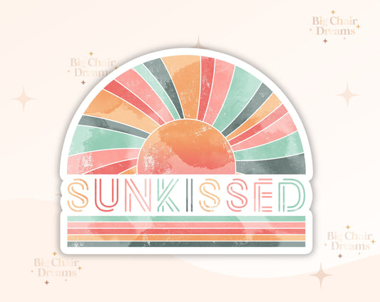 Sunkissed Sticker - Beach Bum - Beach Lover - Summertime - Tanned