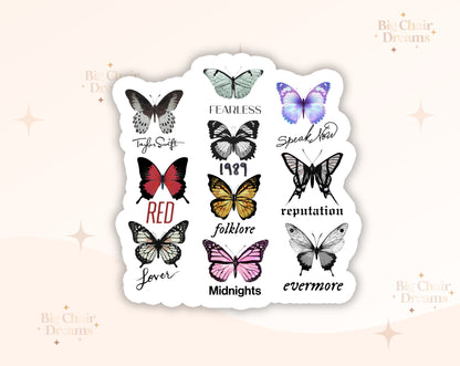 Album Butterflies Sticker