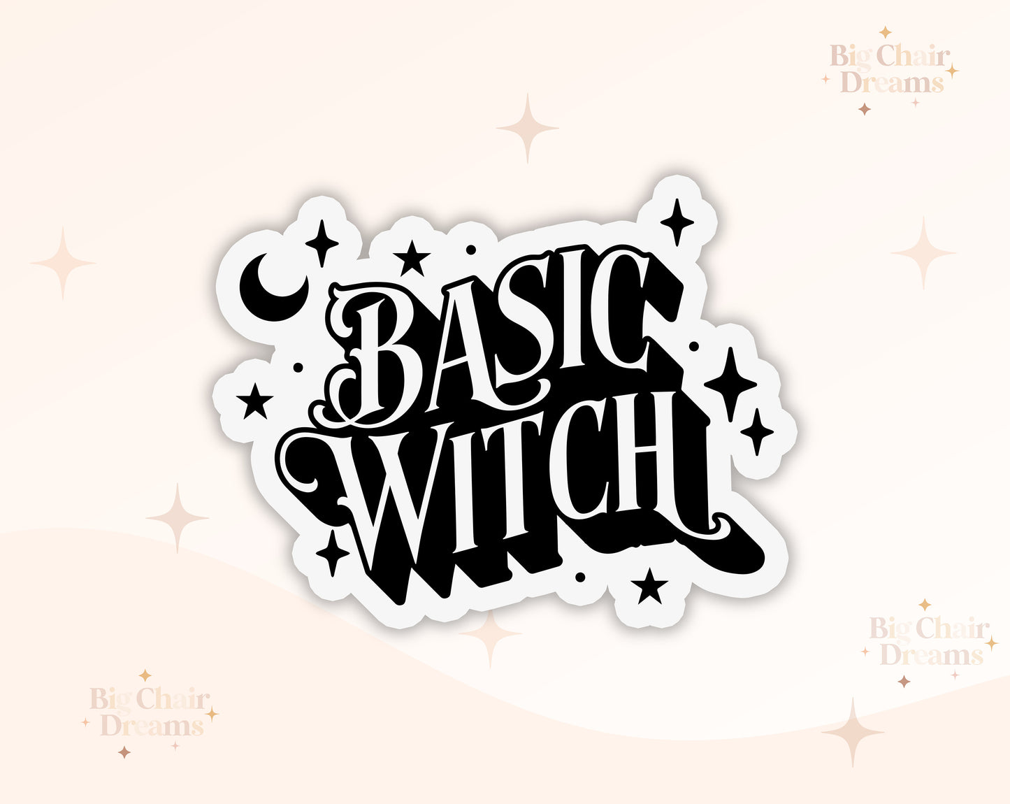 Basic Witch Sticker - Halloween Sticker - Witch - Basic